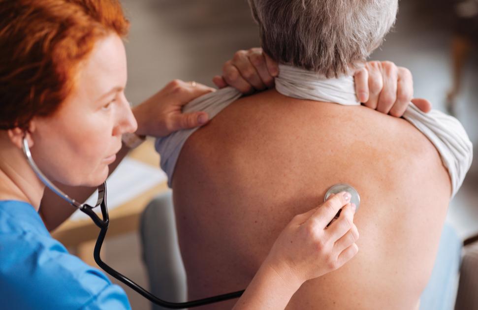 Auscultation poumons