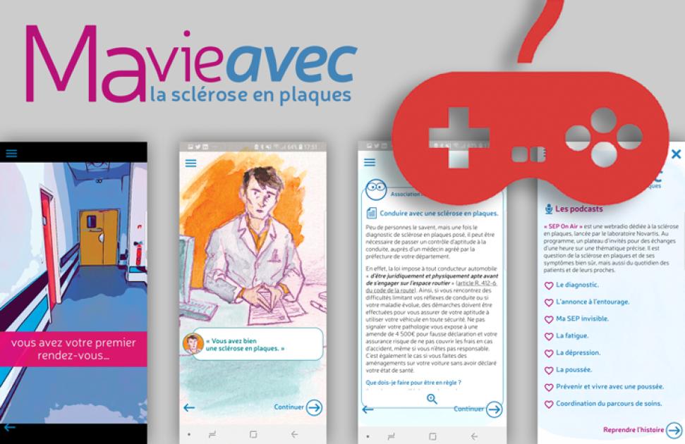 L'application "Ma vie avec la sclérose en plaques"