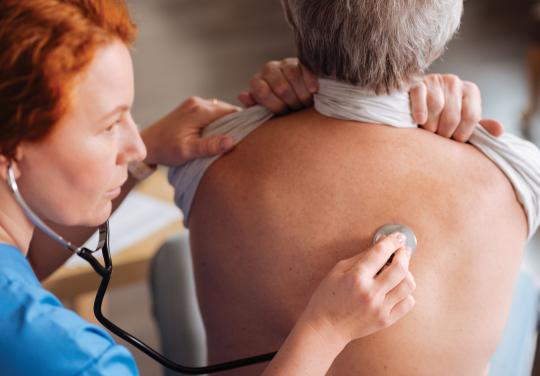 Auscultation poumons