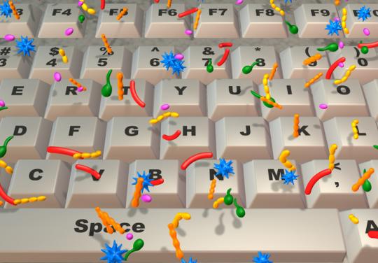 Surface contaminée au travail