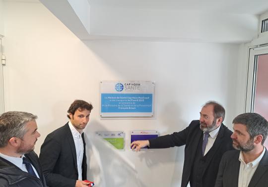 François Braun inaugure la MSP Cap Horn à Montreuil