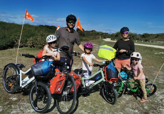 Sylvain Fonte et sa famille à quelques jours du départ