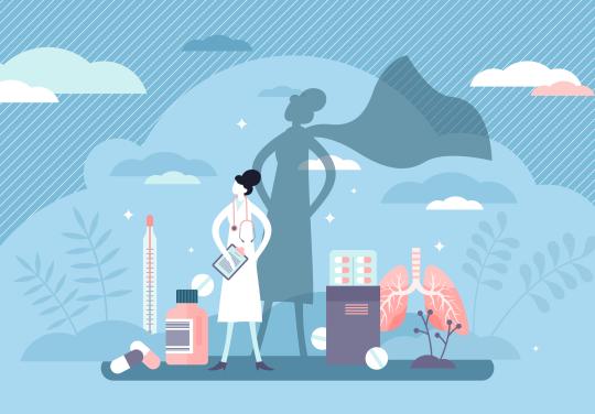 Comme "aucun médecin ne vient ici", une infirmière sillonne le secteur avec une mallette reliée à une maison de santé voisine